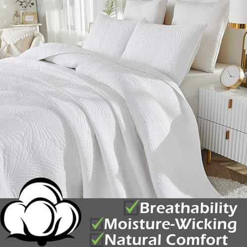 Brandream Cotton Luxury Queen Quilt Set 3-Piece