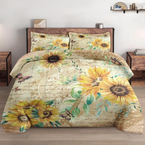 WeCozy King Size Comforter Set with 2 Pillowcases 1