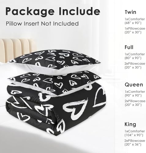 Pamnest Comforter Set King Size with 2 Pillowcases
