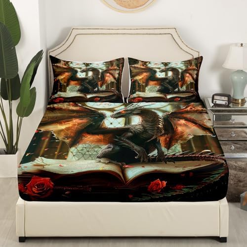 Manfei Gothic Dragon Kids Sheet Set 3pcs