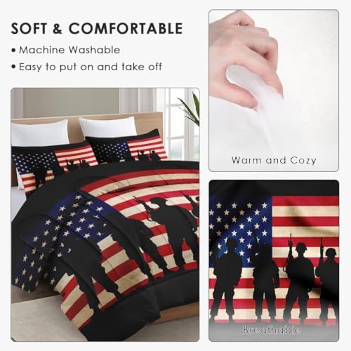 WeCozy Queen Comforter Set with 2 Pillowcases