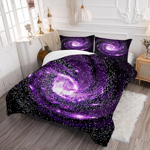 VTKON Galaxy Comforter Set for Kids 1
