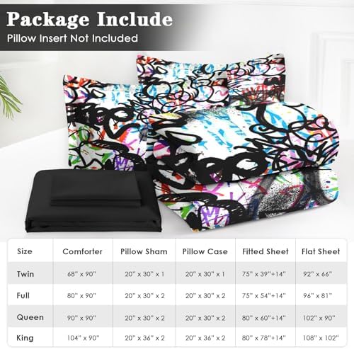 WeCozy 7 Pcs Comforter Set with Pillowcases and Shams 1