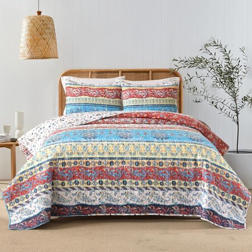 HORIMOTE HOME Boho Style Queen Quilt Set 1