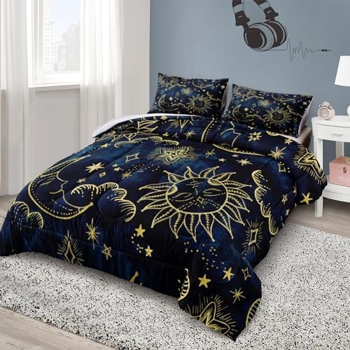 Merryword Sun Moon Comforter Set King Size 1