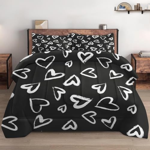 Pamnest Comforter Set King Size with 2 Pillowcases