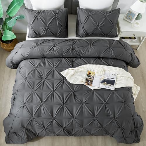 Andency Dark Gray California King Comforter Set