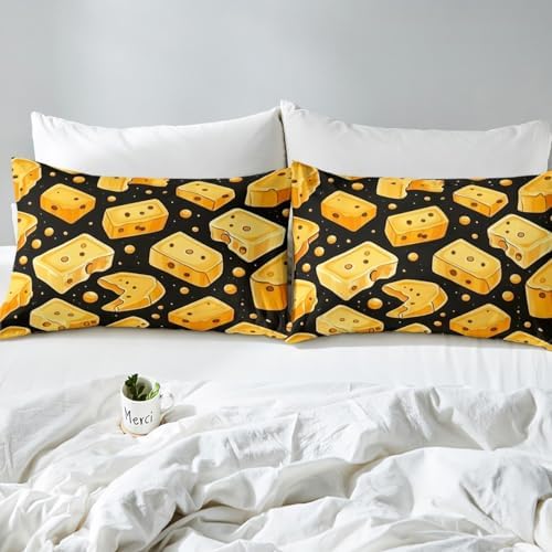 Feelyou Cheese Bed Sheet Set King Size