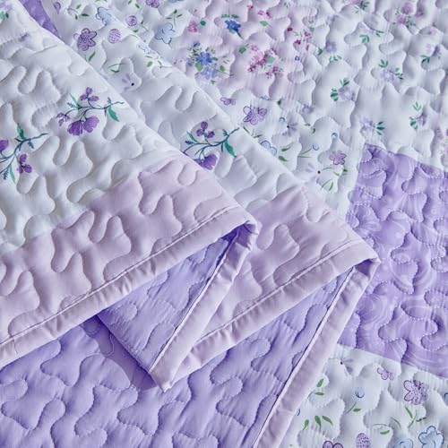UOZZI Patchwork Quilt Set King Size 3PC
