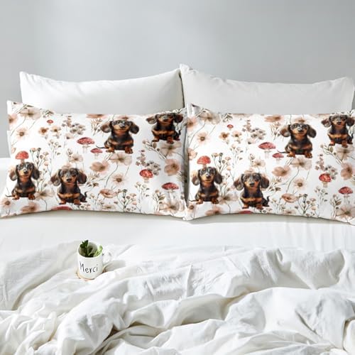 Erosebridal Kawaii Dog Bedding Set for Kids