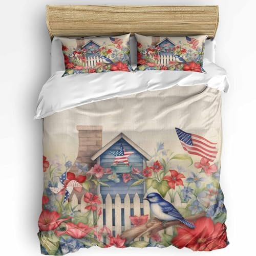ZOE GARDEN Independence Day Duvet Cover Set 1