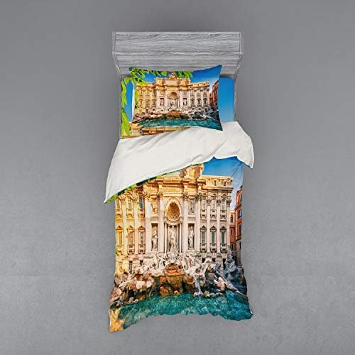 Ambesonne Italy Bedding Set - 3 Piece Twin Size
