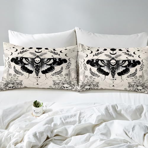 Feelyou Kids Death Moth Sheet Set King Size 4Pcs 1