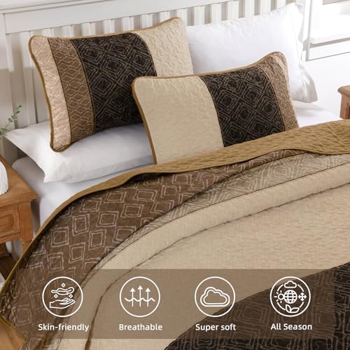 Cottolester Boho King Size Quilt Set
