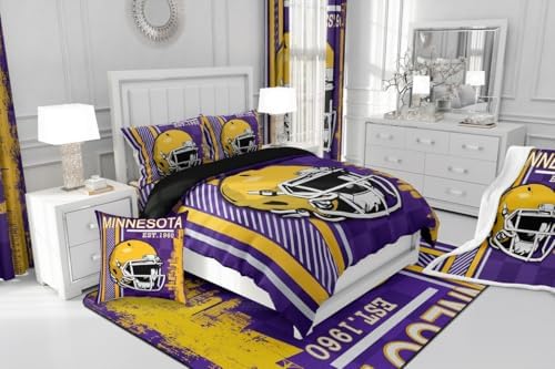 Erosebridal Boys Football Duvet Cover Set