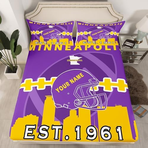 Erosebridal King Size Football Sheet Set with Pillowcases