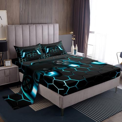 Erosebridal Gaming Bedding Set for Boys Teens King Size