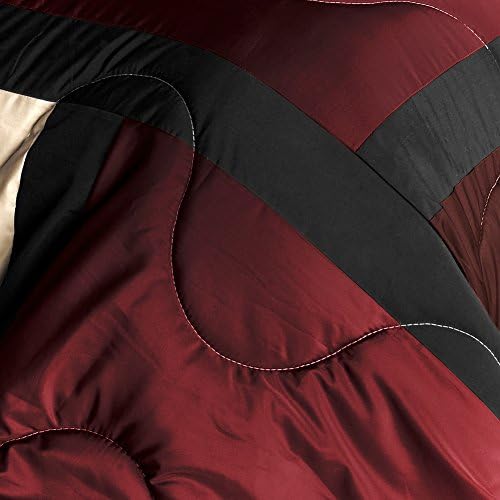 Retro Classic Quilted Patchwork Comforter Set Twin Size