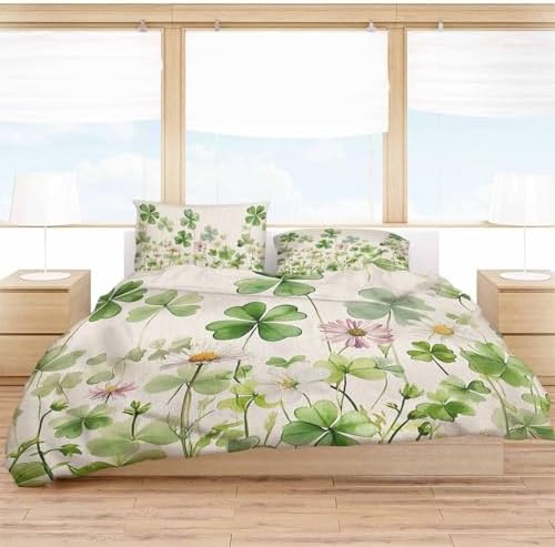 ZOE GARDEN St Patricks Day Duvet Cover Set 3-Piece