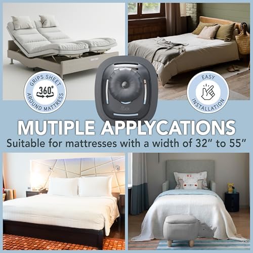 CLICK Bed Sheet Clips Straps for Adjustable Beds
