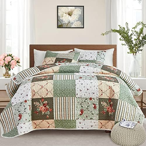 Flysheep Patchwork Quilt Set California King 1