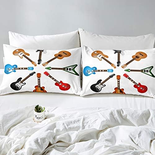 Feelyou Guitar Bed Sheet Set for Kids
