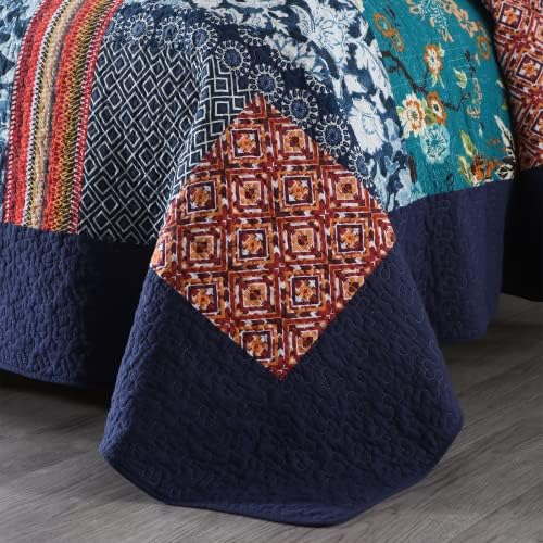 Yvooxny Reversible California King Quilt Set 1