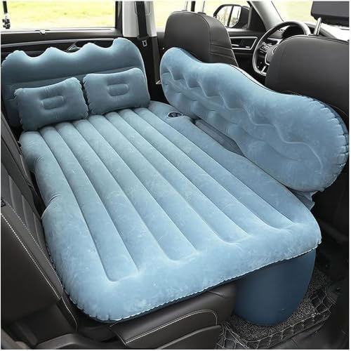 Car Inflatable Mattress for Citroen Ds7 Crossback 2018-2023 Portable Blue