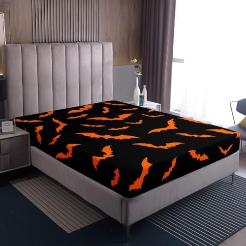 Erosebridal Halloween King Size Sheet Set