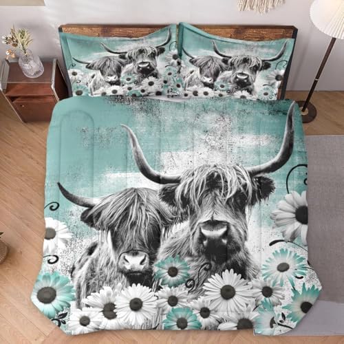 WeCozy King Size Comforter Set with 2 Pillowcases
