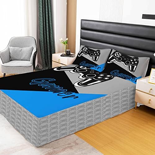 Feelyou Gaming Bed Skirt with 15 Inch Drop