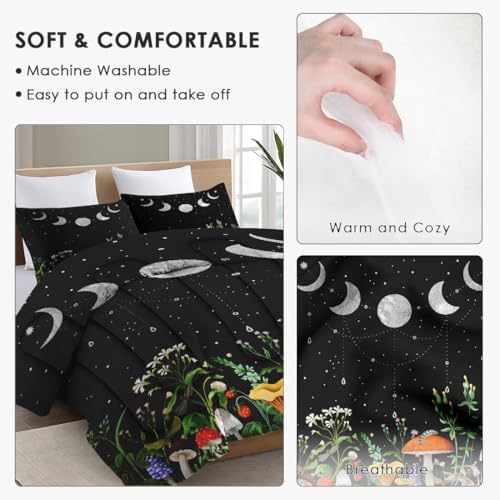 WeCozy Full Size Comforter Set with 2 Pillowcases