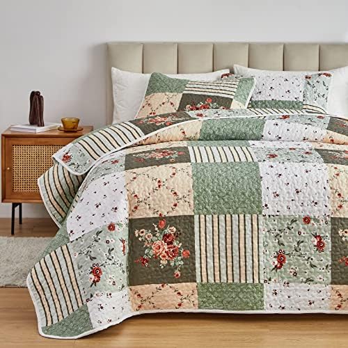 Flysheep Patchwork Quilt Set California King 1