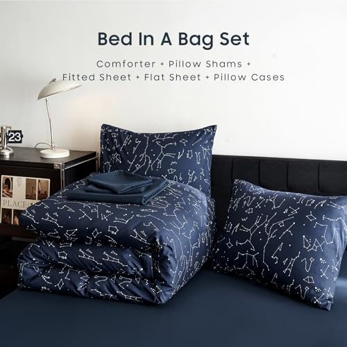 Wake In Cloud Constellation Comforter Set Queen 7 Pieces