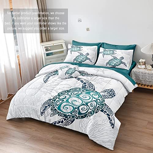 Bedbay Ocean Turtle Comforter Set 8Pcs King