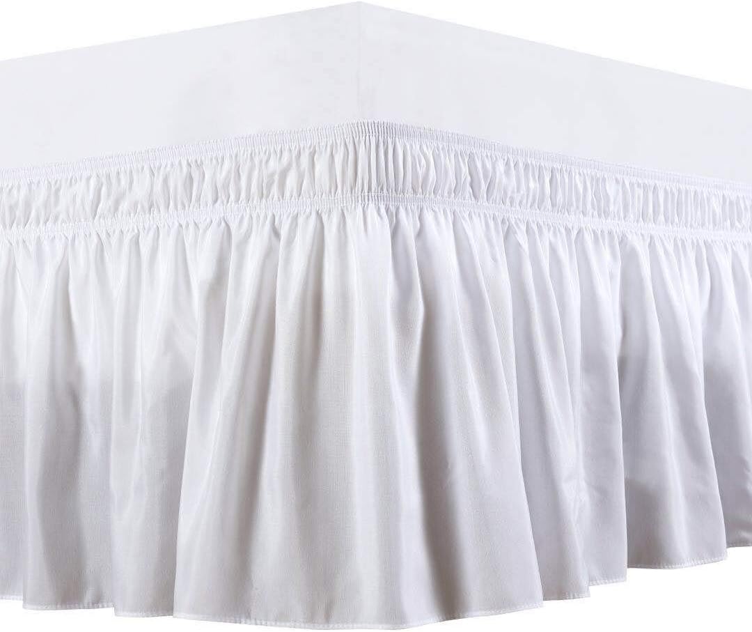Elegant Decor Queen Bed Skirt 11 Inch Drop