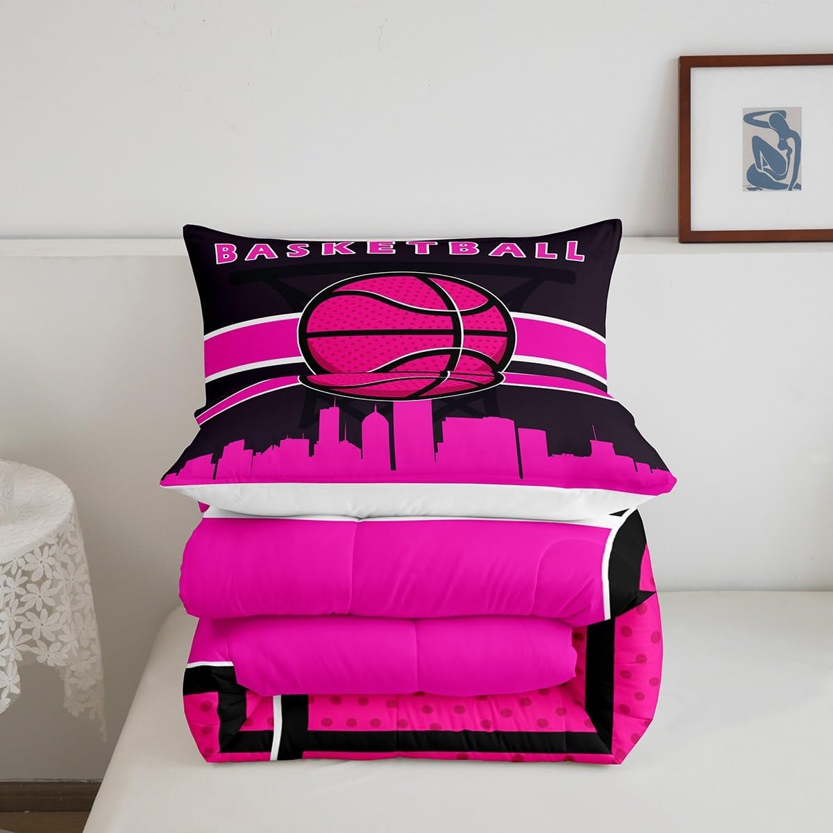 Erosebridal Gamer Comforter Set for Girls Twin 2pcs