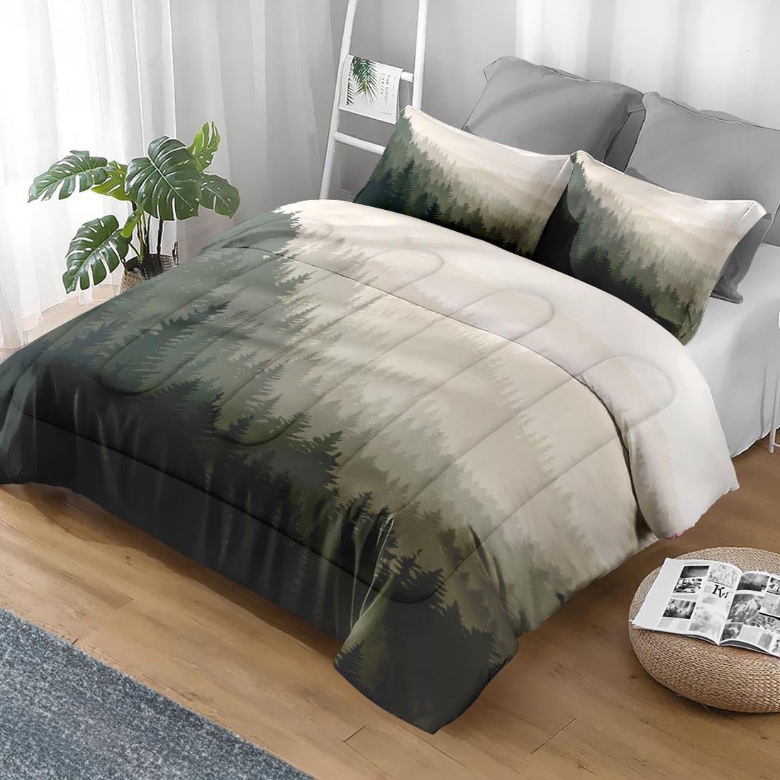 Pamnest Comforter Set King Size with 2 Pillowcases 1