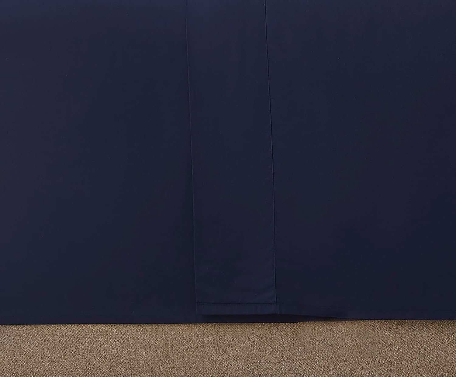 Linen Closet Luxury Cotton 3-Piece Sheet Set Twin Navy 1