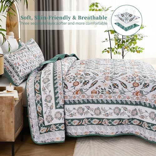 DJY King Size Quilt Set with 2 Pillowcases 1