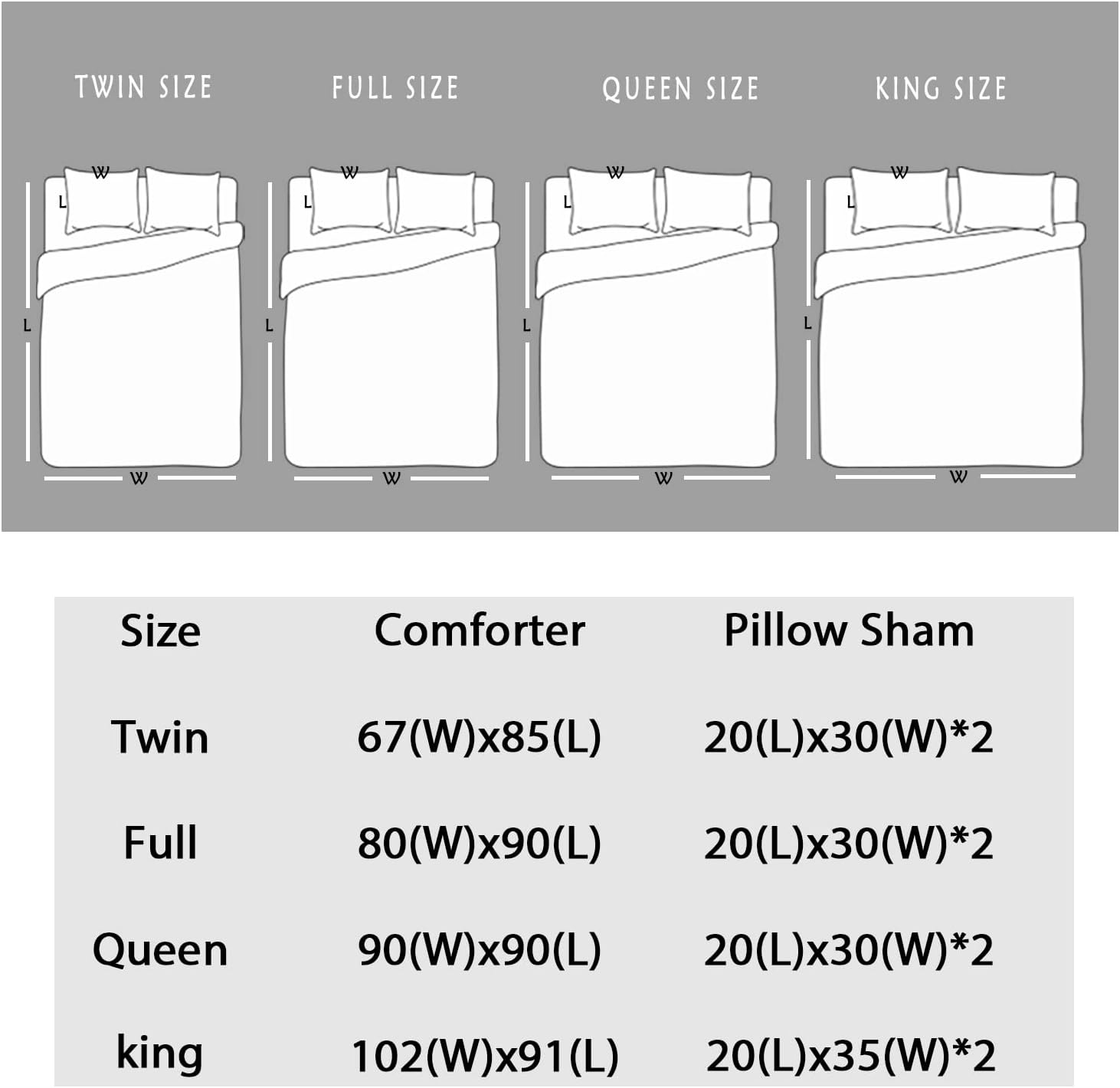 HOSIMA Forest Printed Comforter Set for Kids