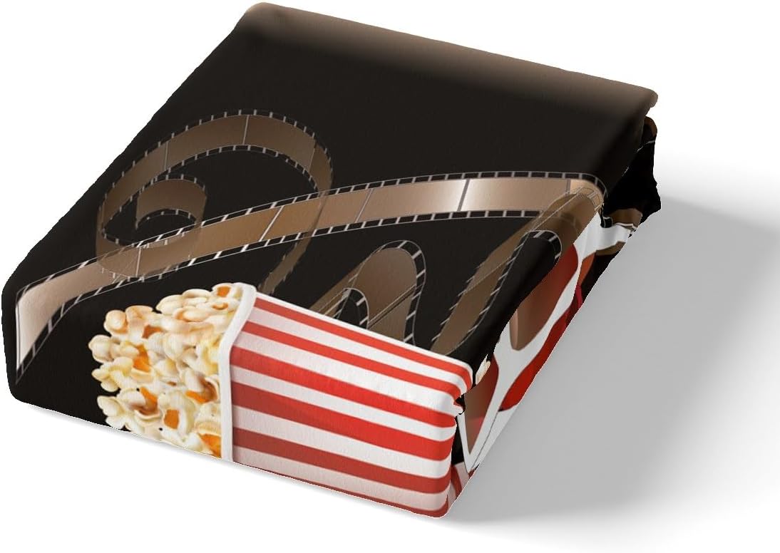 Feelyou King Size Movie Theater Bed Sheet Set for Kids