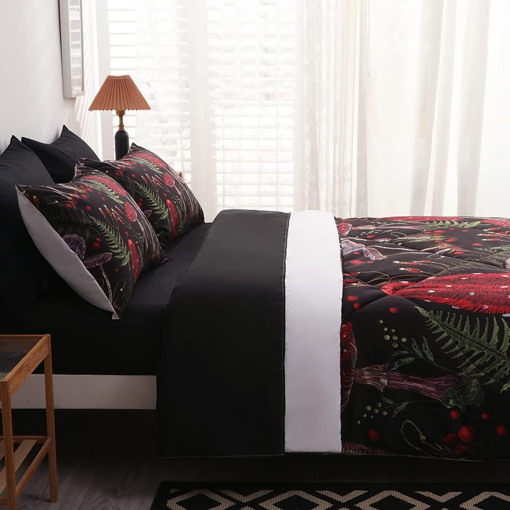 Gusuhome 7 Piece Mushroom Comforter Set