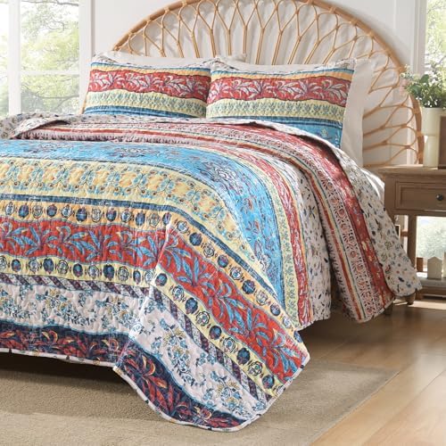 HORIMOTE HOME Boho Style Queen Quilt Set 1