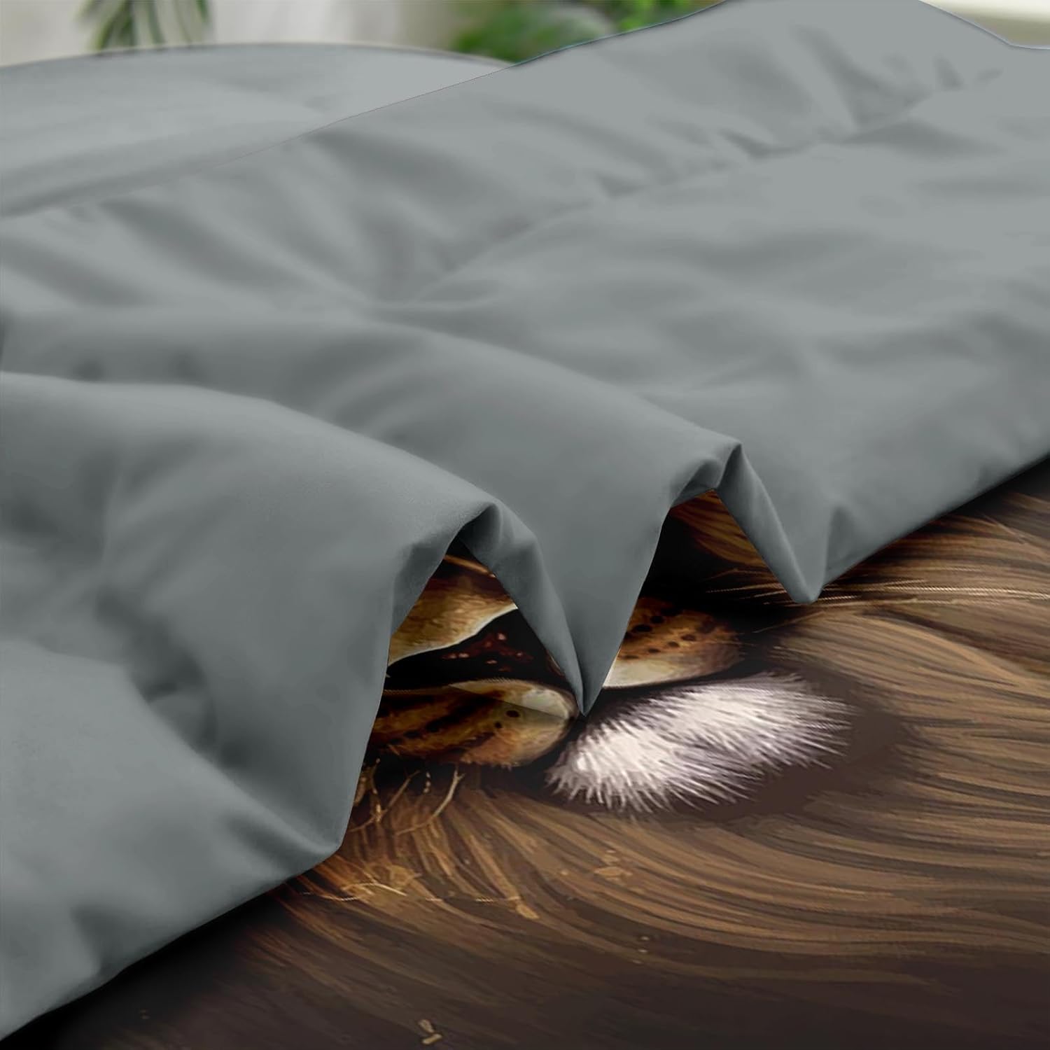 Pamnest King Lion Comforter Set 7 Pcs for Kids and Adults