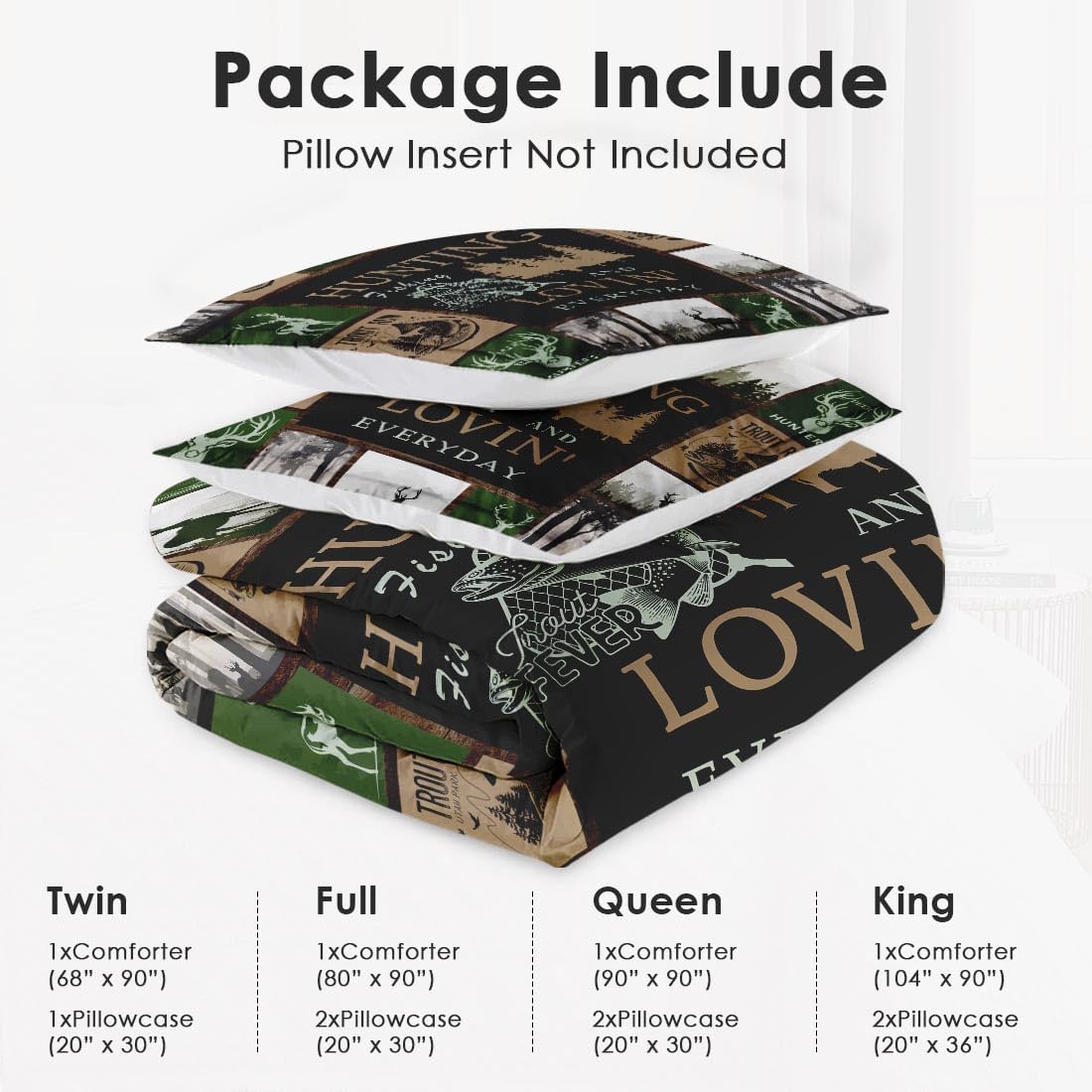 WeCozy Queen Comforter Set with 2 Pillowcases 1