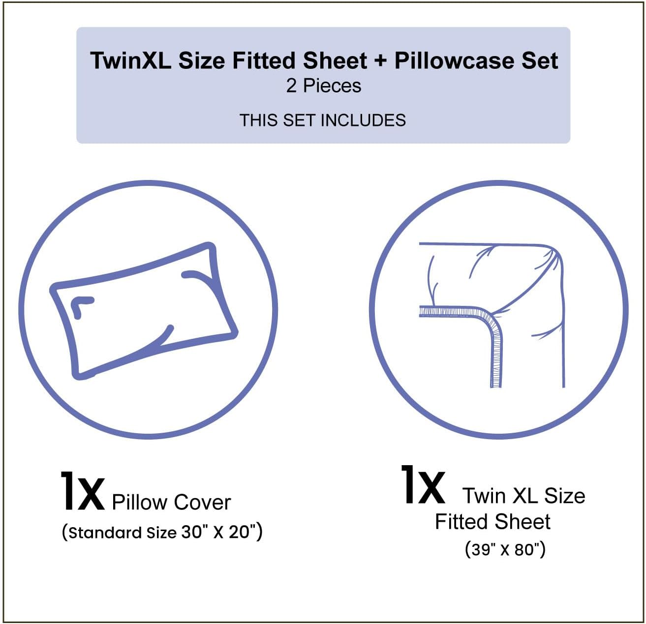 Ambesonne Tribal Fitted Sheet Pillow Sham Set - Multicolor