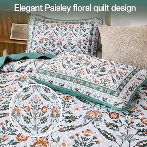 DJY King Size Quilt Set with 2 Pillowcases 1