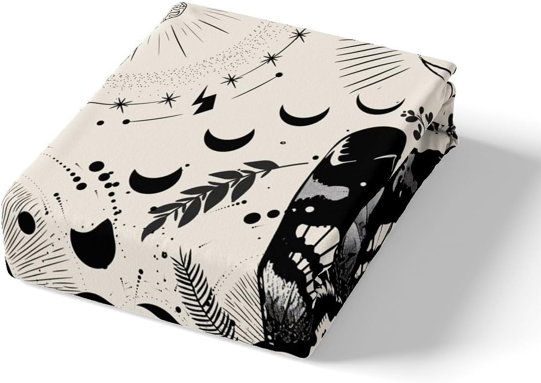 Feelyou Kids Death Moth Sheet Set King Size 4Pcs 1