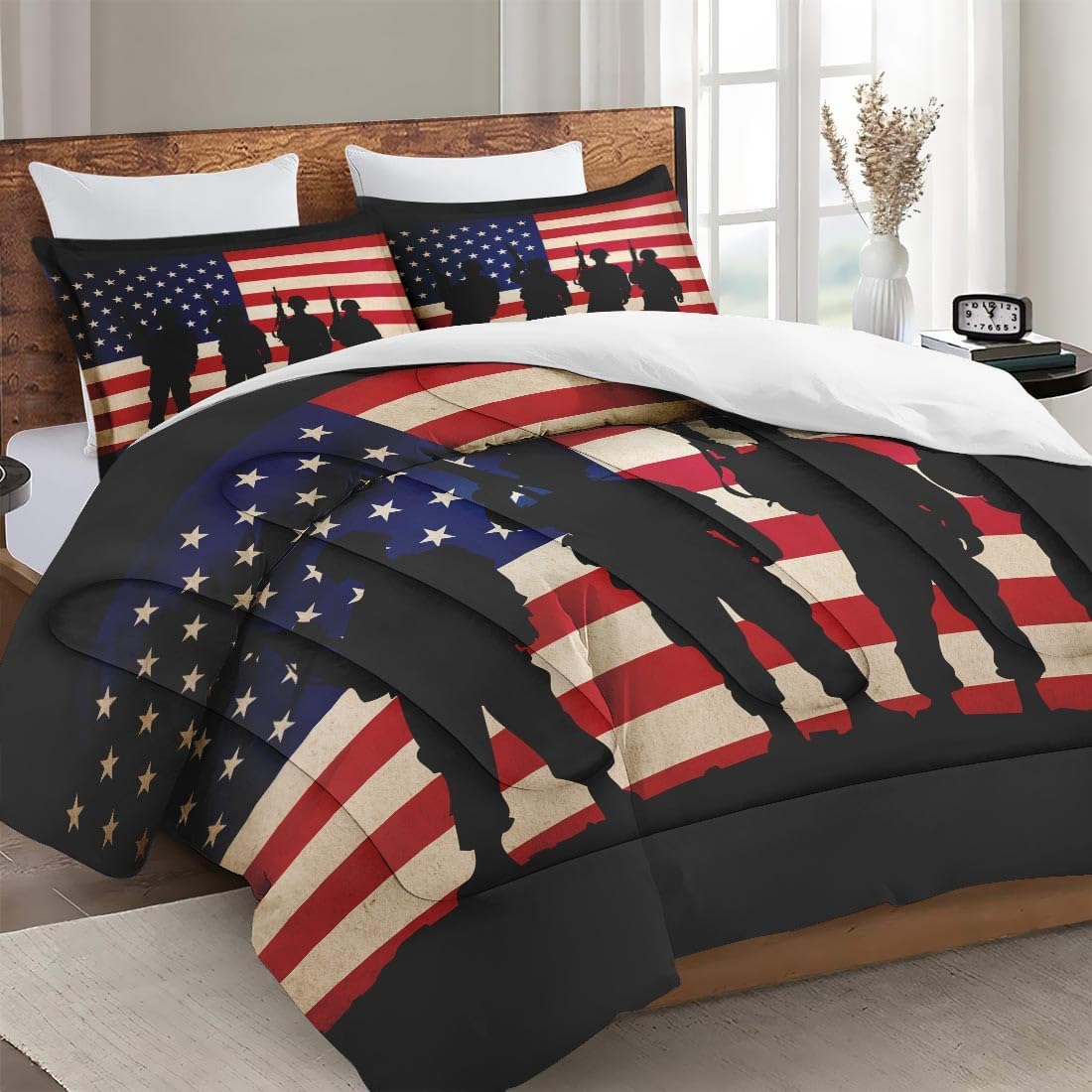 WeCozy Queen Comforter Set with 2 Pillowcases